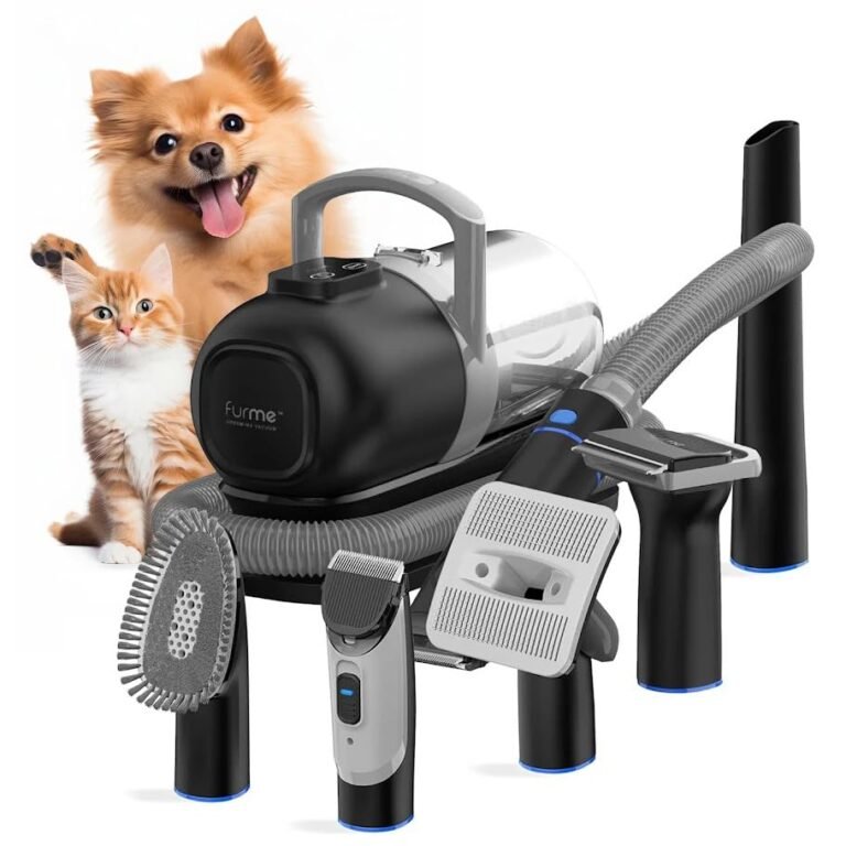FurMe Original Pet Grooming Vacuum Kit - Cat & Dog Grooming Kit for Easy Pet Care at Home 4 61z5hF5S1rL Smart Living Starts Here