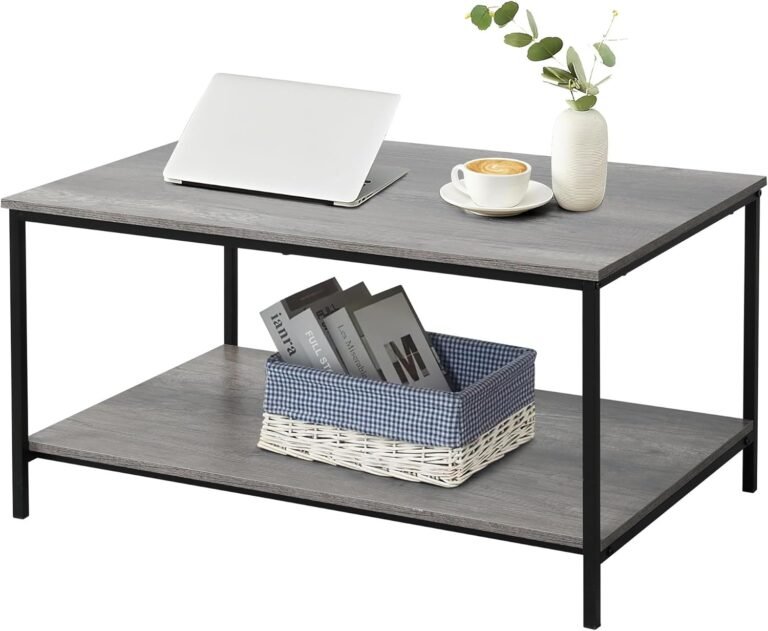 SENIG 2-Tier Coffee Table with Storage Shelf for Small Living Spaces 5 71YQoXkJ3yL. AC SL1500 Smart Living Starts Here