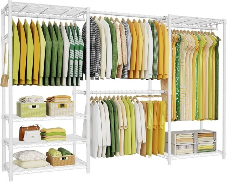 Ulif E1 Heavy Duty Closet Garment Rack, 6 Tiers Adjustable Metal 3 71pxCTLM7AL. AC SL1500 1 Smart Living Starts Here