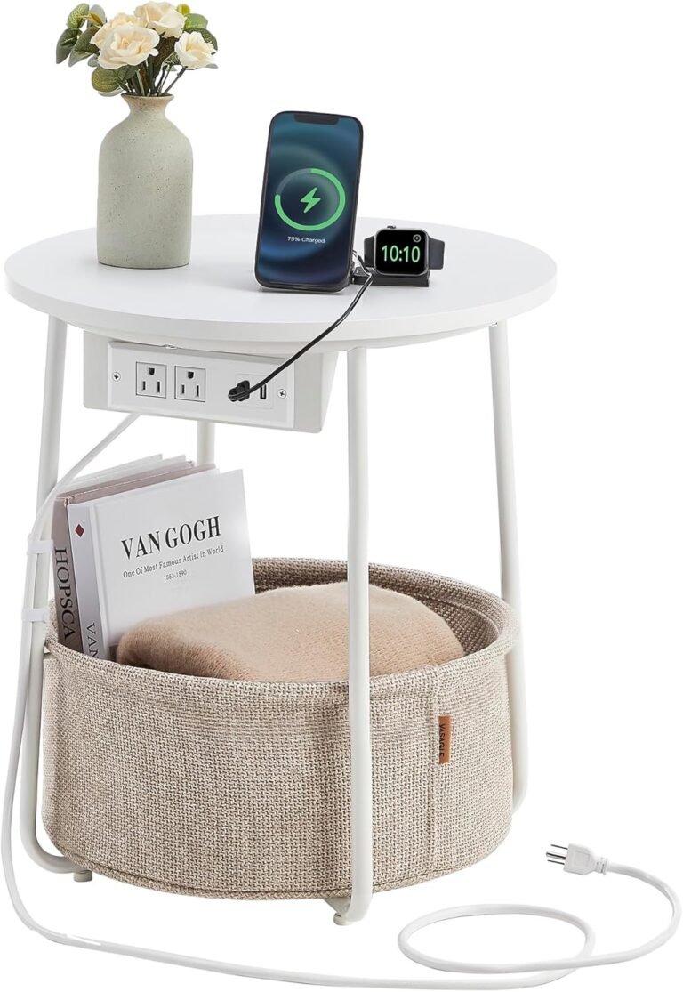 VASAGLE LILEA Collection - Side Table with Charging Station 5 811NPYCEfHL. AC SL1500 Smart Living Starts Here