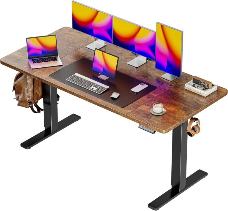 Huuger 55 x 28 Large Electric Standing Desk, Height Adjustable Computer Desk 4 81oIr0YC1L. AC SL1500 Smart Living Starts Here