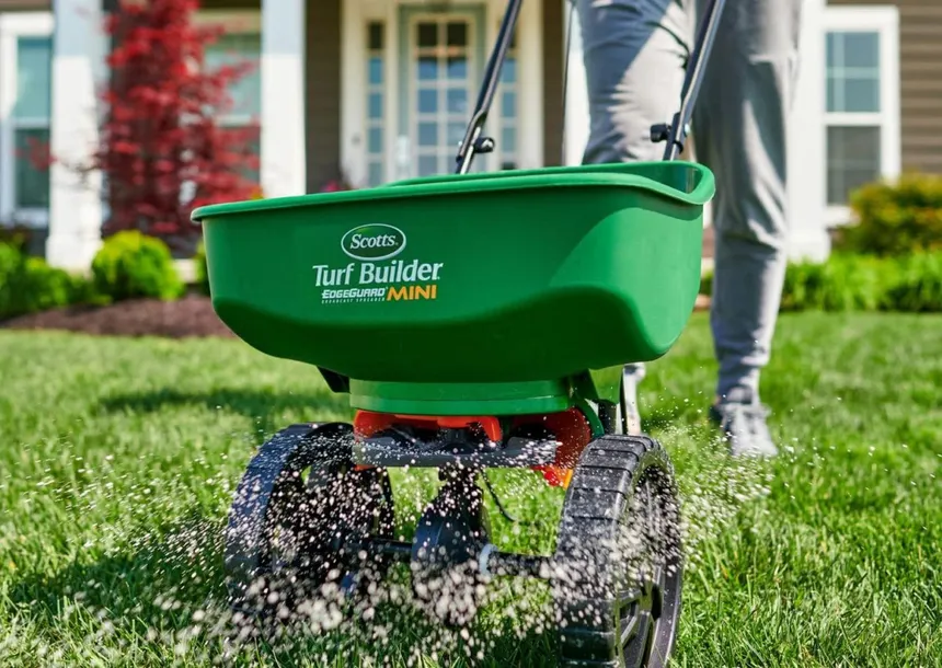 The Best Lawn Care Product Option Broadcast Spreader Smart Living Starts Here