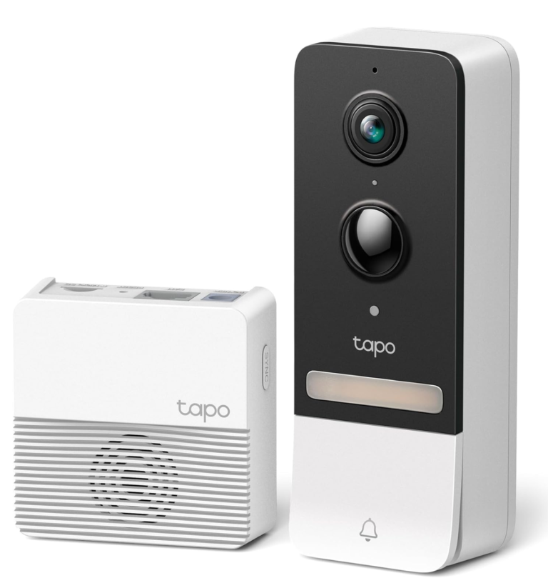 Tapo TP-Link Smart Video Doorbell Camera, Chime Included, 2K 5MP, Color Night Vision, 2-Way Audio, Free AI Detection...